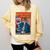 Dead Roast Coffee Comic Book Cover Style Skeleton Barista Comfort Colors Sweatshirt Blue Spruce
