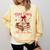 Dear Santa More Books Please Coquette Bow Books Christmas Comfort Colors Sweatshirt Blue Spruce