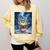 Deer Reads Book Women Girls Reindeer Comfort Colors Sweatshirt Blue Spruce Deer Reads Book Women Girls Reindeer Comfort Colors Sweatshirt Blue Spruce