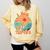 I Dig The 70s Aesthetic Nostalgia 1970's Retro 70s Party Comfort Colors Sweatshirt Blue Spruce