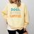 Dogs Books Coffee Reading Book Lover Comfort Colors Sweatshirt Blue Spruce