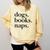 Dogs Books Naps Lovers Comfort Colors Sweatshirt Blue Spruce