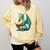 Dragon With Book Comfort Colors Sweatshirt Blue Spruce Dragon With Book Comfort Colors Sweatshirt Blue Spruce