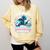 Dragon Reading Just A Girl Who Loves Dragons And Books Comfort Colors Sweatshirt Blue Spruce