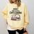 Easily Distracted By Cats And Books Cute Book Lover Comfort Colors Sweatshirt Blue Spruce