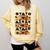 Educated Afro Women Girl Reading Book Future HBCU Grad Comfort Colors Sweatshirt Blue Spruce