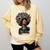 Education Is Freedom History Month Teacher Books Afro For Men Women Comfort Colors Sweatshirt Blue Spruce