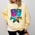 Eighties Console Controller Gaming Player Gadget Nostalgia Comfort Colors Sweatshirt Blue Spruce