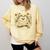 Elder Emo Club Skeleton Hands Heart Nostalgia Comfort Colors Sweatshirt Blue Spruce