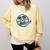 Elder Millennials Embracing 90s CDs Nostalgia Vibes Comfort Colors Sweatshirt Blue Spruce