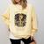 Emo Mom Club Still Rockin Skeleton Nostalgia Women Mother Comfort Colors Sweatshirt Blue Spruce