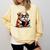English Bulldog Reading a Book Dog For Men Women Girls Kids Comfort Colors Sweatshirt Blue Spruce