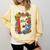 Equal Rights Book Flower Resist Feminist LGBTQ Floral Comfort Colors Sweatshirt Blue Spruce