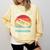 Error 404 Streaming Not Found Nostalgia VHS Retro Tape Comfort Colors Sweatshirt Blue Spruce