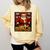 Family Christmas Retro Santa Holiday Nostalgia Vibes Comfort Colors Sweatshirt Blue Spruce