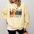 Floral Flower Book Equality Human Rights Women's Rights Comfort Colors Sweatshirt Blue Spruce