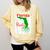 Florida Roots Florida Nostalgia Comfort Colors Sweatshirt Blue Spruce