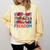Freadom To Read Book Lover Reading Freedom Comfort Colors Sweatshirt Blue Spruce