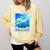 Frutiger Aero Skeuomorphism User Interface Nostalgia Premium Tri-Blend Comfort Colors Sweatshirt Blue Spruce