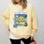 Frutiger Aero Y2K Meme Graphic 2000s Nostalgia Premium Comfort Colors Sweatshirt Blue Spruce