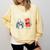 Gamer Book Lover Girl Women Bookworm Video Gaming Daughter Comfort Colors Sweatshirt Blue Spruce