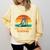 Gen X Slide Strong Generation X Gen Xer Nostalgia Comfort Colors Sweatshirt Blue Spruce
