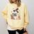 Ghost Reading Book Coquette Bow Halloween Girl Kid Teacher Comfort Colors Sweatshirt Blue Spruce