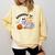 Ghost Reading Halloween Women Teacher Book Lover Comfort Colors Sweatshirt Blue Spruce