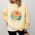 Groovy Like The 70s Aesthetic Nostalgia 1970's Retro Comfort Colors Sweatshirt Blue Spruce