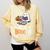 Halloween Teacher Women Cute Reading Ghost Read More Books Comfort Colors Sweatshirt Blue Spruce
