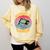 Handheld Gamer Retro Portable Console Nostalgia Comfort Colors Sweatshirt Blue Spruce