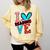 I Heart Books Love Reading Red And Stripe Animated Cat For Men Women Girls Kids Comfort Colors Sweatshirt Blue Spruce