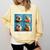 Hedgehog Love Reading And Hedgehogs Child Book Lover Comfort Colors Sweatshirt Blue Spruce