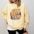 Hot Girls Read Aesthetic Book Lover Reading Comfort Colors Sweatshirt Blue Spruce