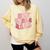 Hot Girls Read Cute Book Lover Reading Club Comfort Colors Sweatshirt Blue Spruce
