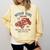 Hotrod Rebel Automotive Nostalgia Old Car Distressed Comfort Colors Sweatshirt Blue Spruce