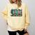 I'm With The Banned Books I Read Banned Books Lovers Comfort Colors Sweatshirt Blue Spruce