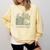 I'm Booked Tonight Cozy Floral Book Lover Graphic Comfort Colors Sweatshirt Blue Spruce