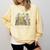 I'm Booked Tonight Floral Books Cozy Reading Graphic Comfort Colors Sweatshirt Blue Spruce