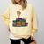 I'm Ok Read Book Reading Librarian Teacher Men Women Comfort Colors Sweatshirt Blue Spruce
