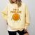 I’m a Pancake Meme For Nostalgia And Sci-Fi Fan Comfort Colors Sweatshirt Blue Spruce