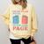I'm So Glad We'Re On The Same Page Book Lover Writer Comfort Colors Sweatshirt Blue Spruce