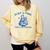 Just a Girl Who Loves Books Book Lover Bookish Comfort Colors Sweatshirt Blue Spruce