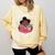Just A Girl Who Loves Books Cute African American Afro Comfort Colors Sweatshirt Blue Spruce