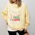 Just a Girl Who Loves Books Cute Book Lover Bookworm Comfort Colors Sweatshirt Blue Spruce
