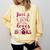 JUST A GIRL WHO LOVES BOOKS LIBRARIAN BOOK LOVERS BOOKWORM Comfort Colors Sweatshirt Blue Spruce