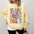 Just A Girl Who Loves Books Reading Cute Bookworm Girls Kids Comfort Colors Sweatshirt Blue Spruce