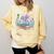 Just a Girl Who Loves Dragons & Books Reader Fantasy Fun Premium Tri-Blend Comfort Colors Sweatshirt Blue Spruce