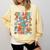 Just A Girl Who Loves Dragons And Books Reading Bookworm Comfort Colors Sweatshirt Blue Spruce
