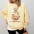 Just One More Chapter Book Lovers Floral Comfort Colors Sweatshirt Blue Spruce